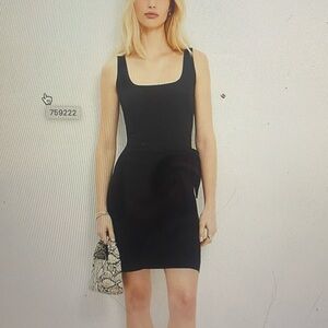 LOFT Black Mini Dress